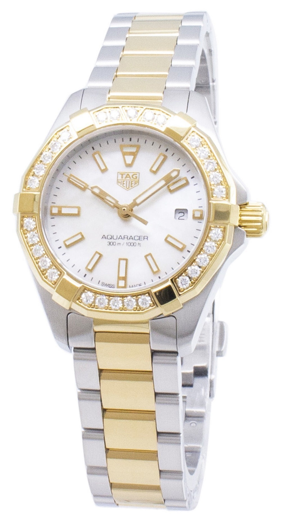 Tag Heuer Aquaracer Wbd1421.bb0321 Diamond Accents Quartz 300m Women's Watch