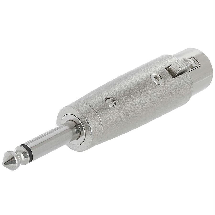 3p Xlr Jack To 6.35mm Mono Plug Adapter