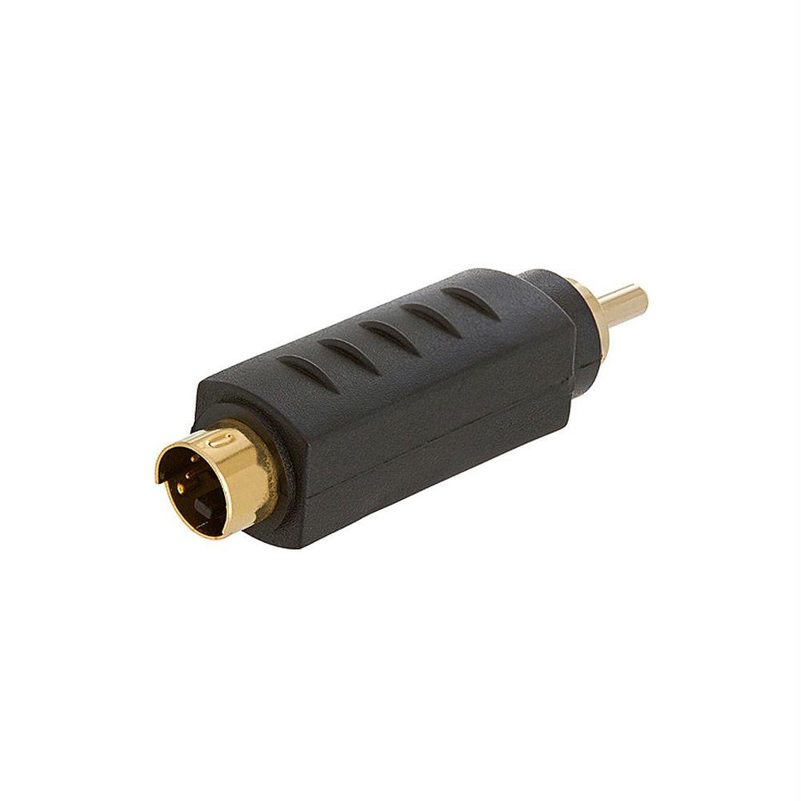 S-vhs 4pin Plug To Rca Plug Adapter