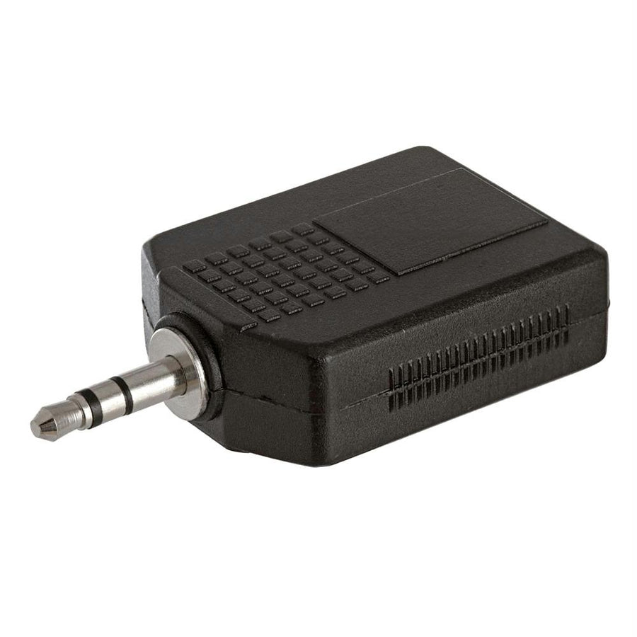 3.5mm Stereo Plug To 2x6.35mm Stereo Jack Adapter