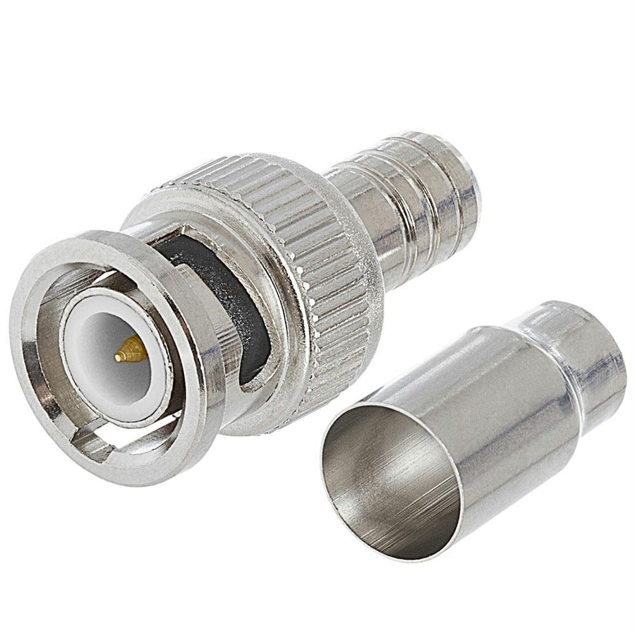 Bnc Male 2 Piece  Crimp Type Connector For Rg-59