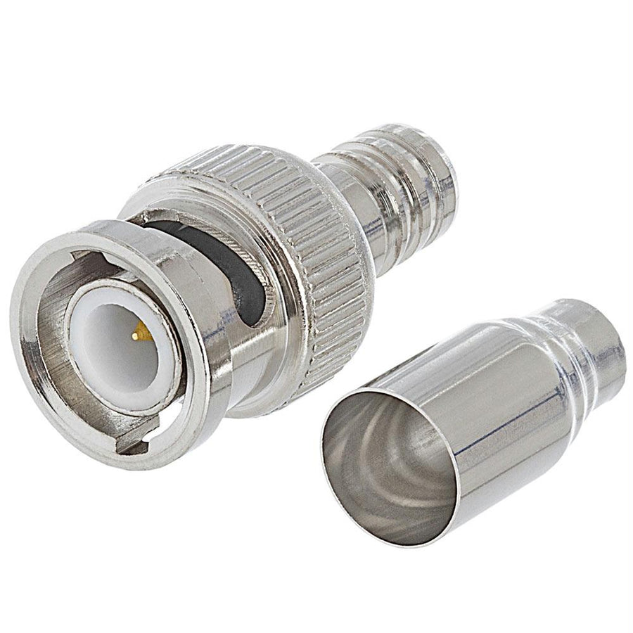 Bnc Male 2 Piece Crimp Type Connector For Rg-6