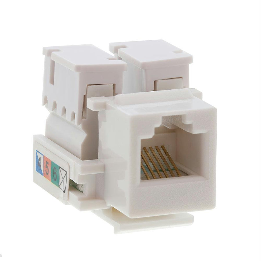 Rj12 Keystone Jack - White