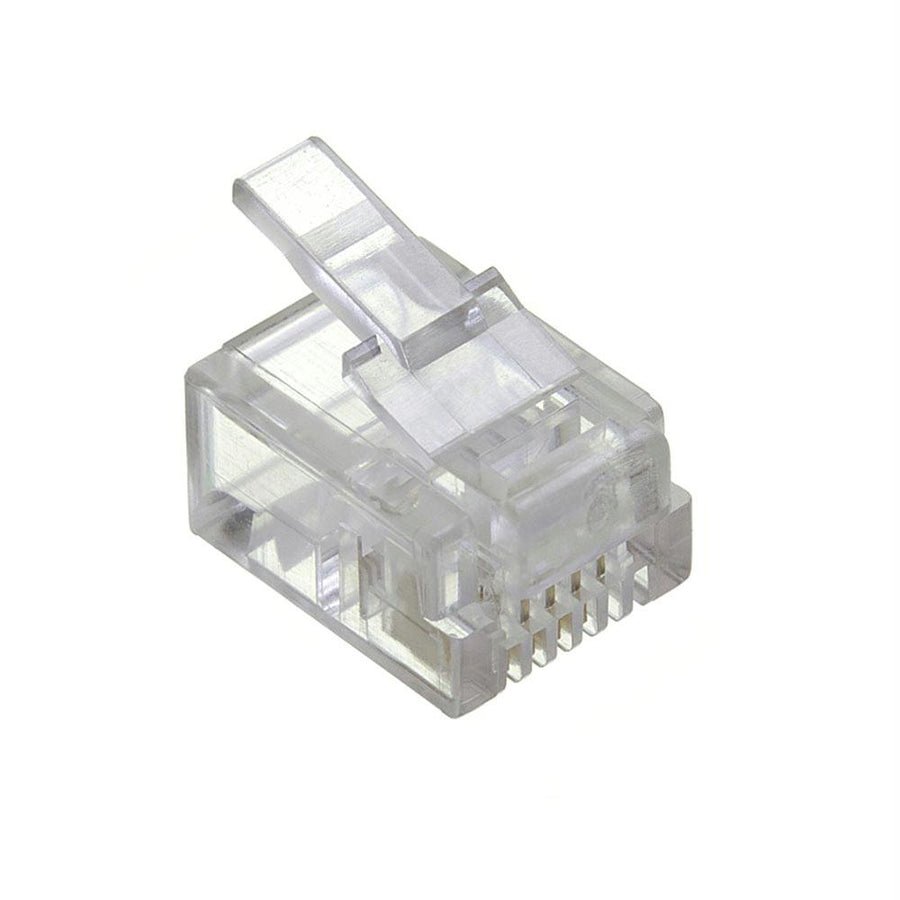 Rj11 Modular Pugs 6p4c Solid - 50 Pack