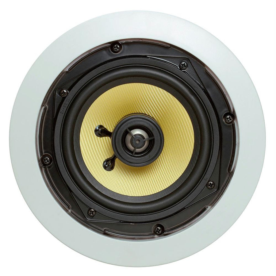 5.25inch Surround Sound 2-way In-wall/in-ceiling Kevlar Speakers (pair) - Round