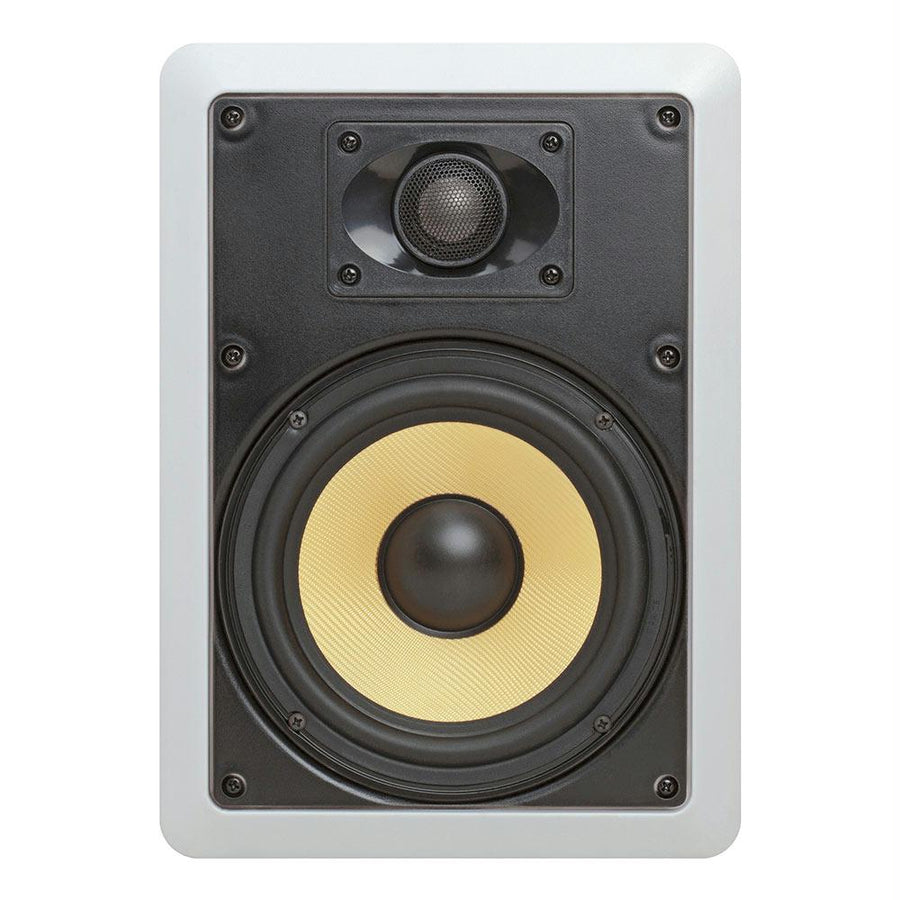 6.5inch Surround Sound 2-way In-wall/in-ceiling Kevlar Speakers (pair) - Rectangular