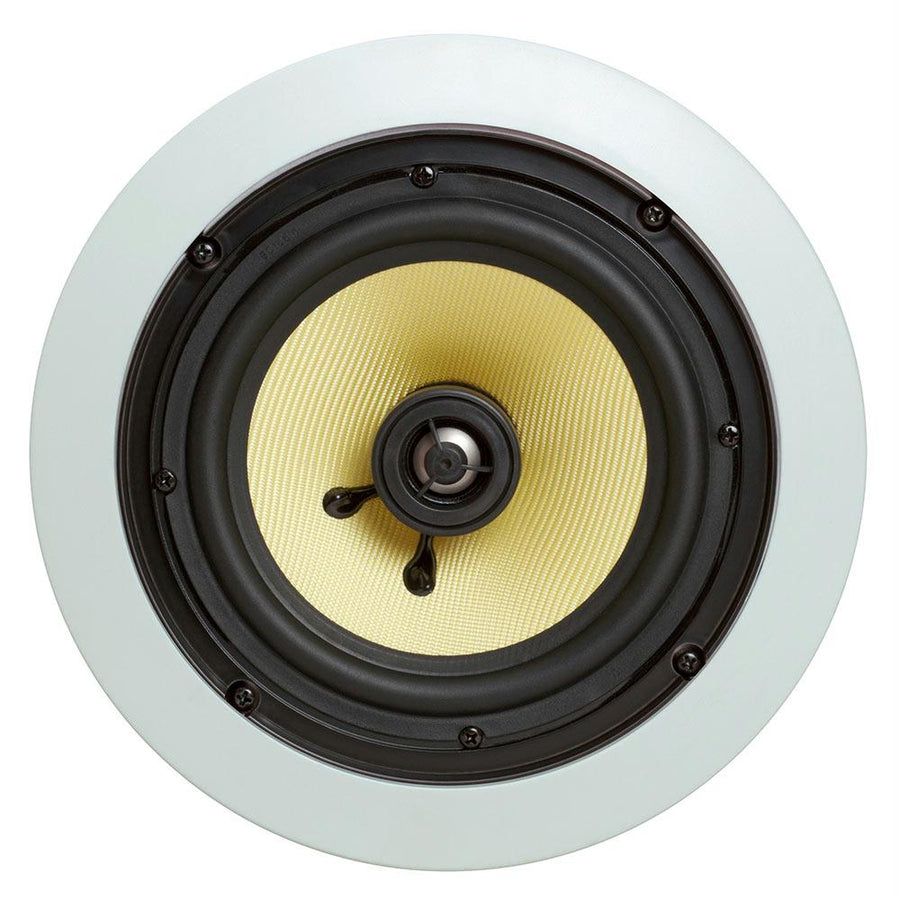 6.5inch Surround Sound 2-way In-wall/in-ceiling Kevlar Speakers (pair) - Round