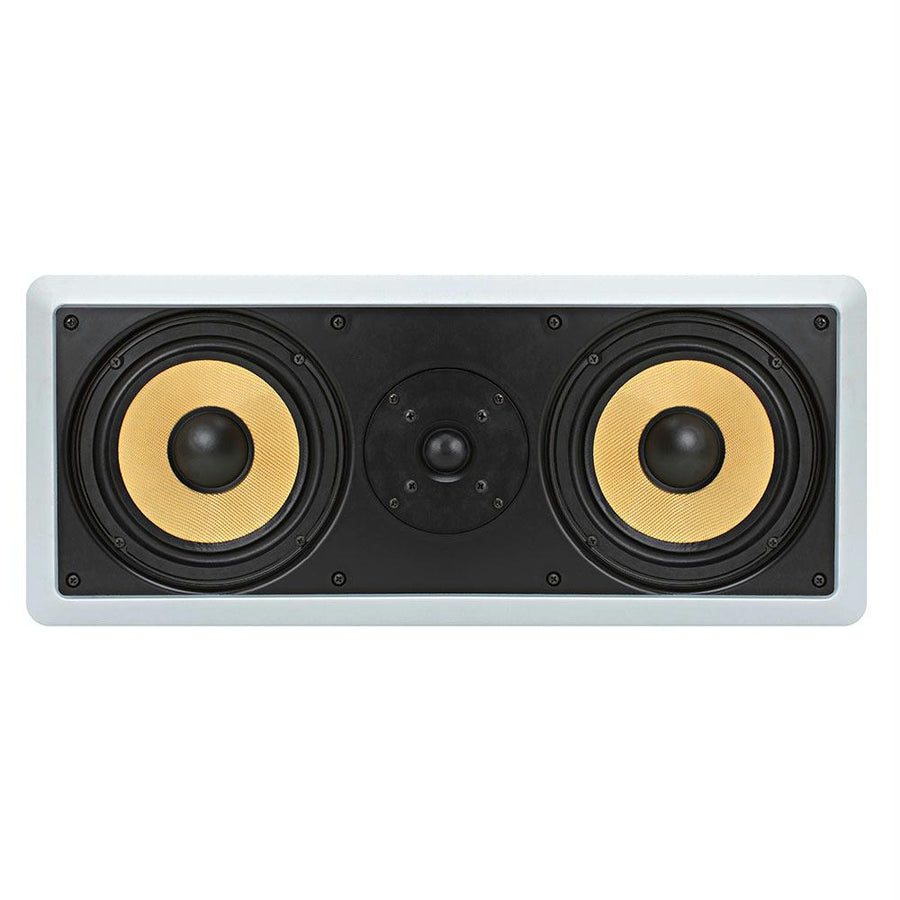 2 X 6.5inch Surround Sound 2-way In-wall In-ceiling Center Kevlar Speakers - Rectangular