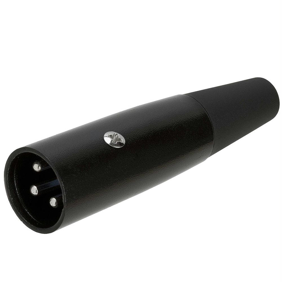 3p Xlr Male Microphone Connector – Black