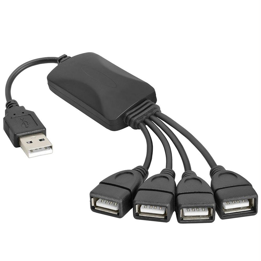 4-port High Speed Usb 2.0 Splitter Unpowered Usb Hub