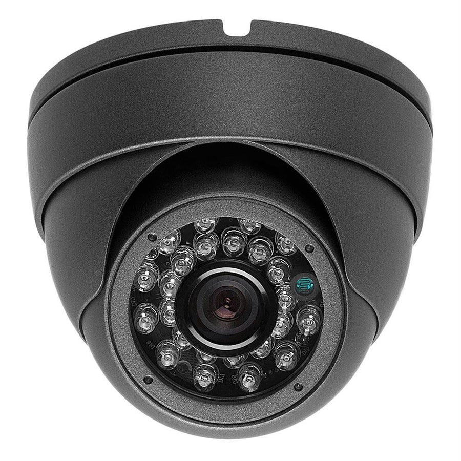 Surveillance Indoor/outdoor Security Dome Camera 700tvl 3.6mm Dark Gray 24ir Cctv