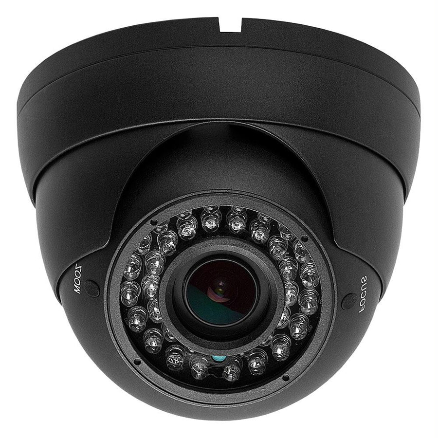 Security Indoor/outdoor Dome Camera 700tvl Dark Gray 36ir - 2.8-12mm Varifocal