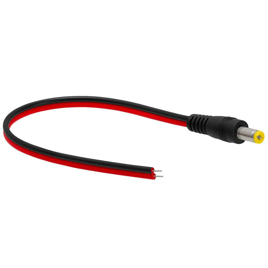 Cctv Male Power Lead Cable Connector For Security Cameras