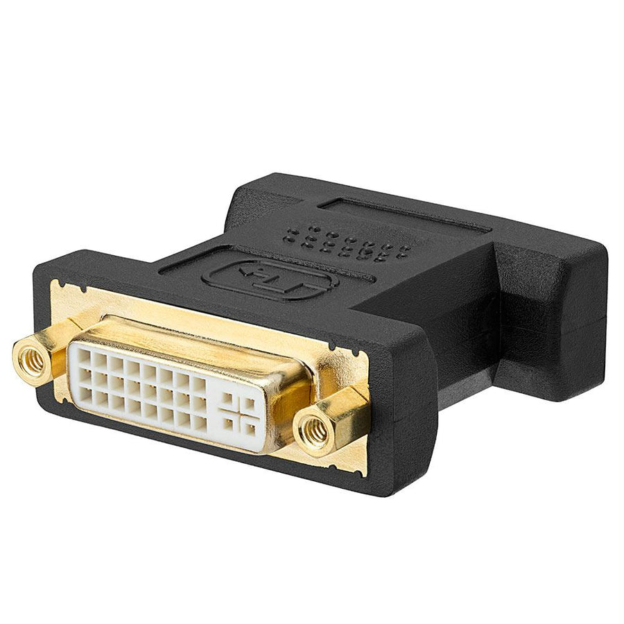 Dvi-a Female To Vga Male Adapter Gold