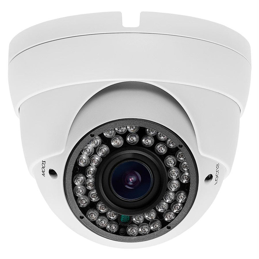 Hd Cvi Ir Dome Camera 2megapixel 2.8-12mm Varifocal (white)