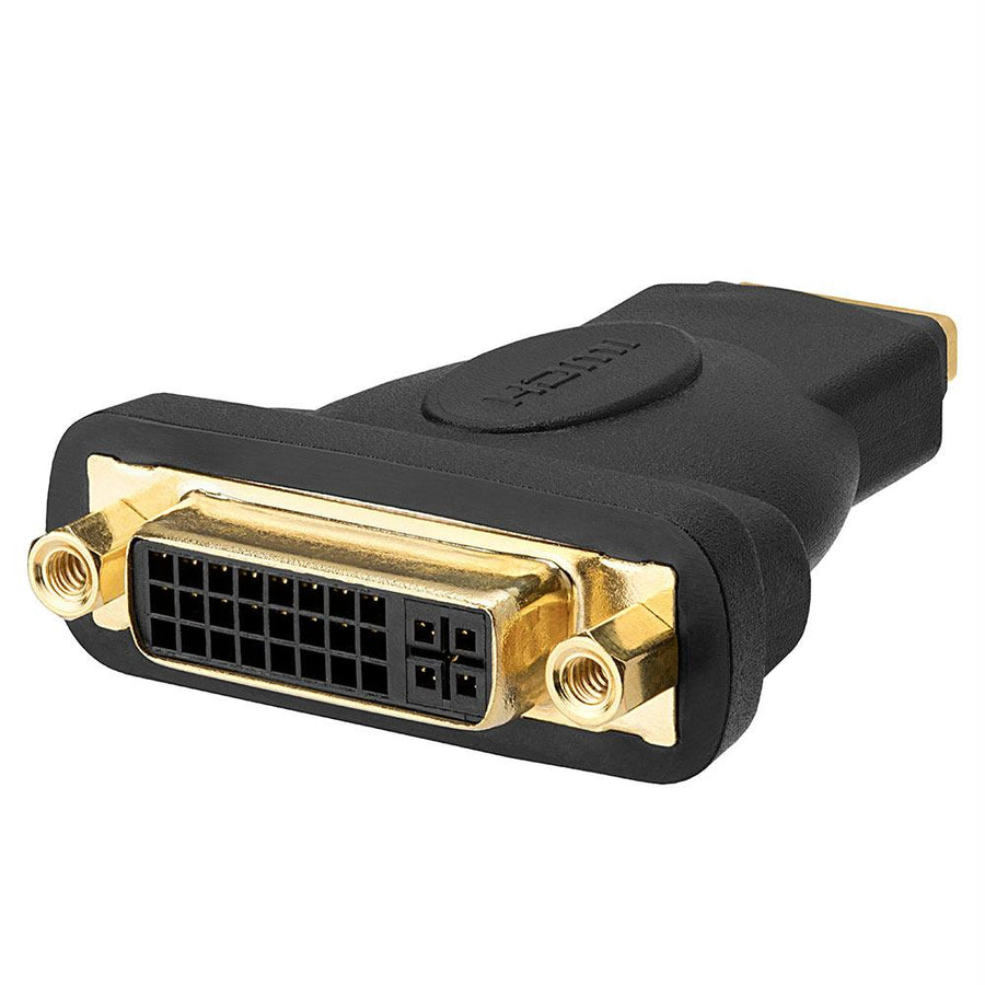 Hdmi Female To Dvi-d Single Link Female Adapter Gold