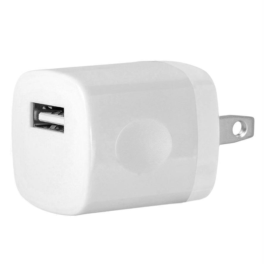 Usb Home Wall Charger Travel Adapter For Ios And Android Mobile Devices, White