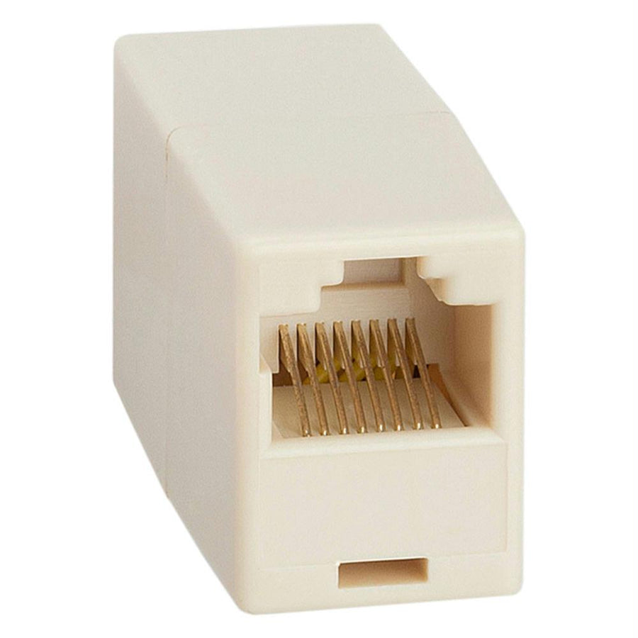 Inline Coupler Rj45, Cat5e, 8p8c Crossover - Beige