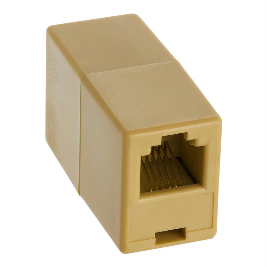 Inline Coupler Rj12/rj11 6p6c Crossover - Beige