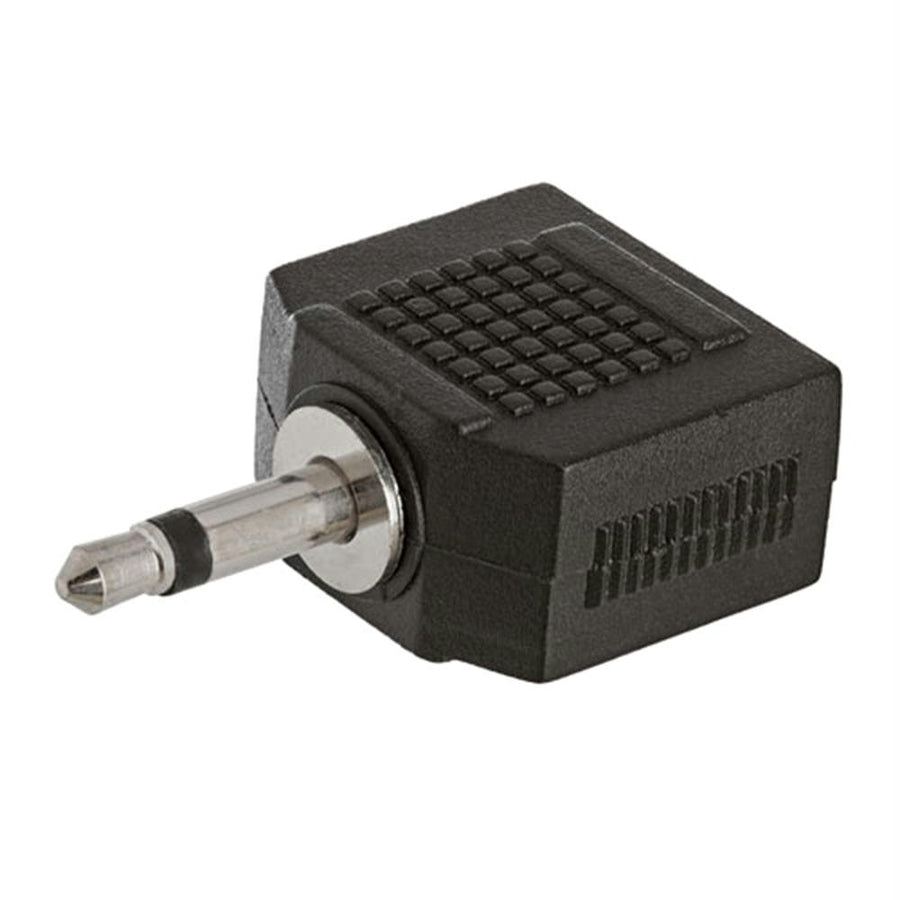 3.5mm Mono Plug To 2x3.5mm Mono Jack Adapter