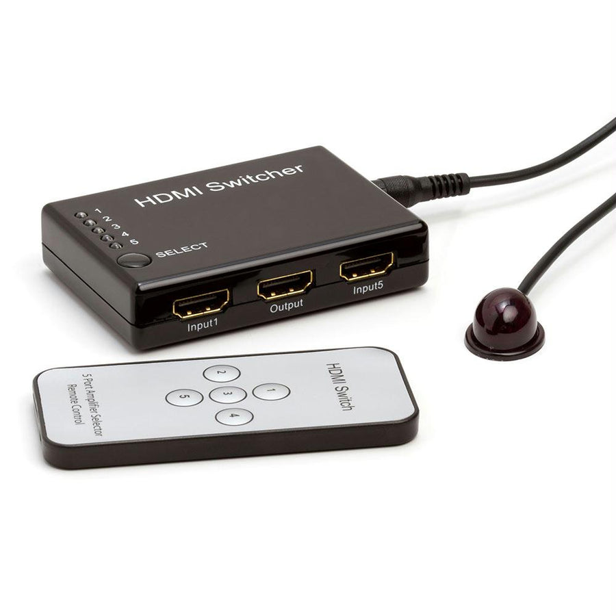 Hdmi 5 Ports Switch With Remote (5x1)