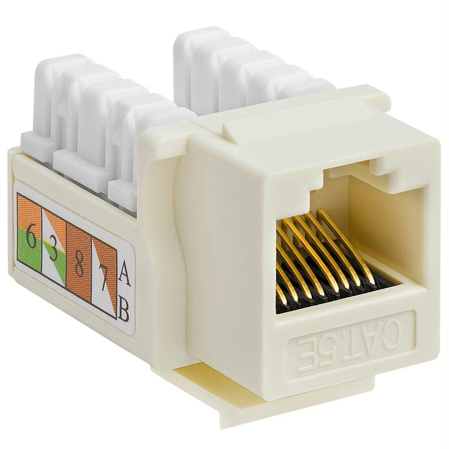 Cat5e Punch Down Keystone Jack - Beige