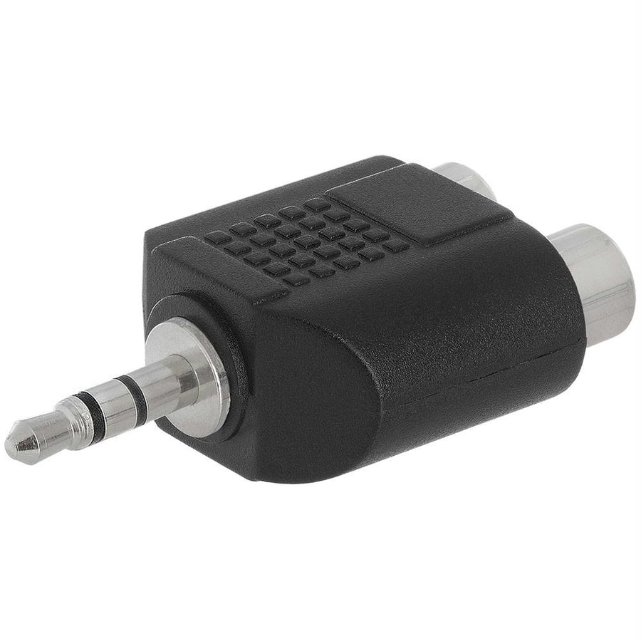 3.5mm Stereo Plug To 2xrca Jack Adapter - Straight