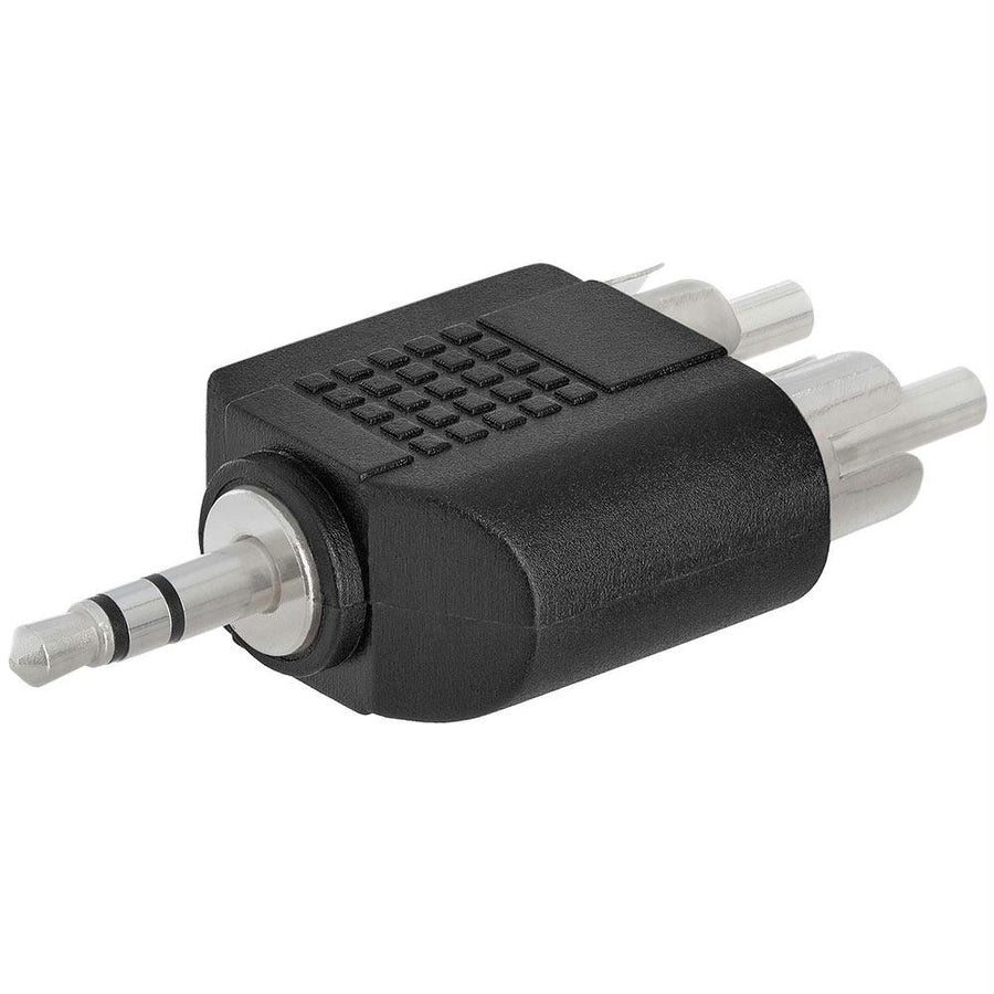 3.5mm Stereo Plug To 2xrca Plug Adapter - Straight