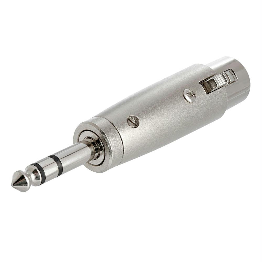 3p Xlr Jack To 6.35mm Stereo Plug Adapter