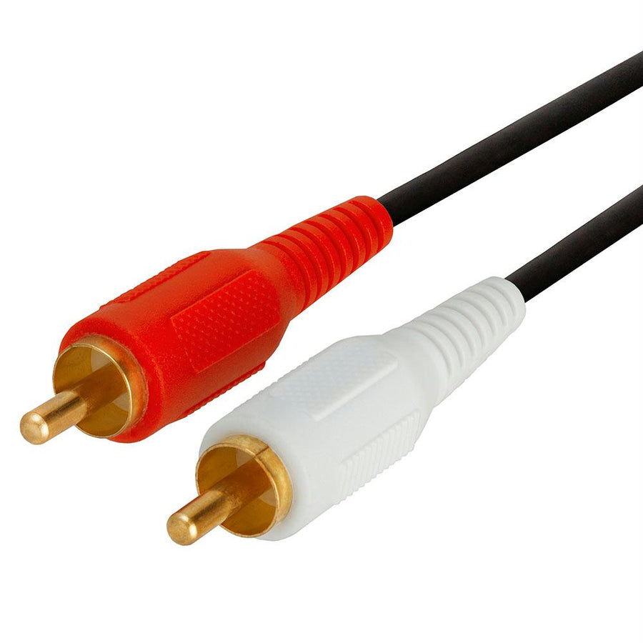 Rca Stereo Audio Cable 2 Male To 2 Male Gold-plated - 1.5 Feet