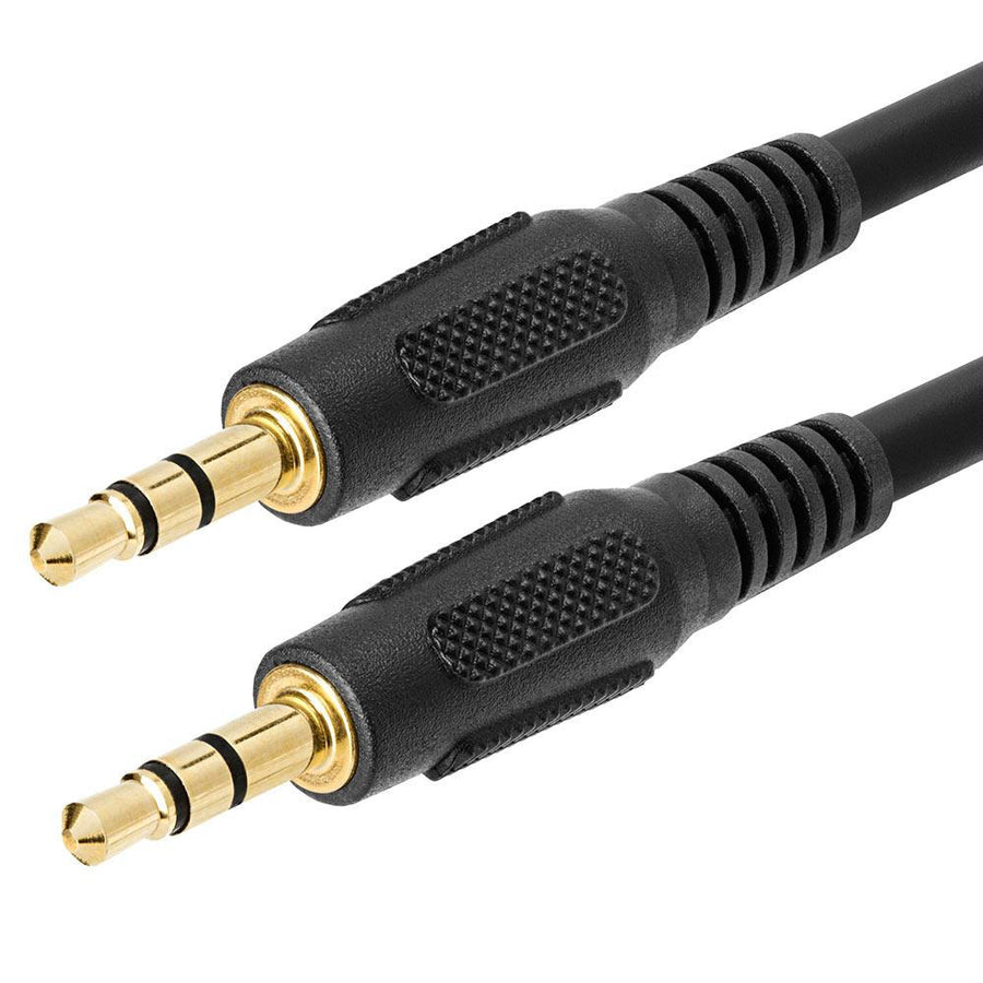 3.5mm Aux Male To Male Stereo Audio Cable Auxiliary Headphones Cord Mp3 Pc - 3 Feet