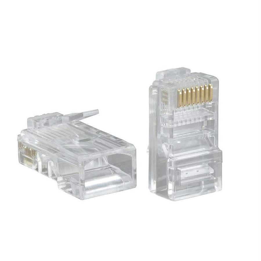 Rj45 Modular Pugs Cat5e Solid - 100 Pack