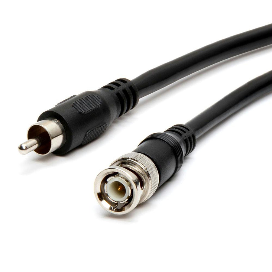 Bnc Male To Rca Male 75 Ohm Coaxial Cable Rg59u - 6 Feet