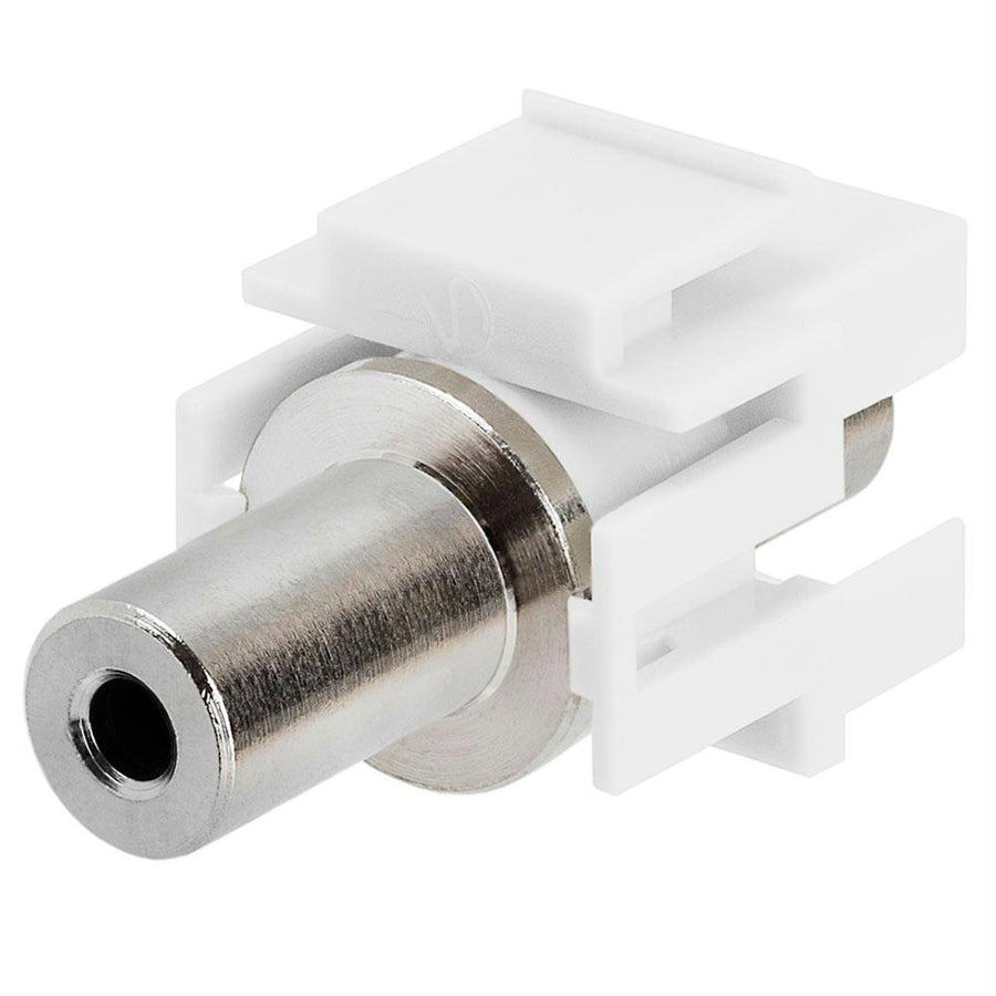 Keystone Jack - 3.5mm Stereo Female To Female White