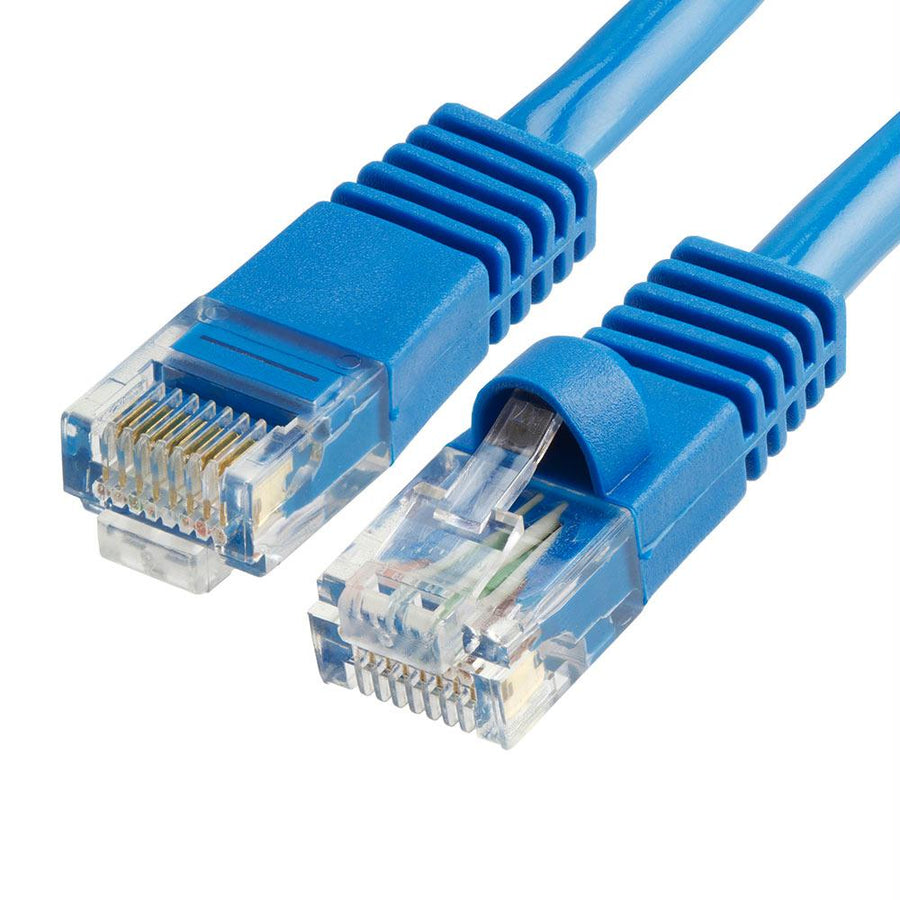 Cat5e Ethernet Network Patch Cable 350 Mhz Rj45 – 1.5 Feet Blue