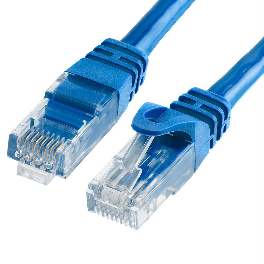 Cat6 500mhz Utp Ethernet Lan Network Cable - 1.5 Feet Blue