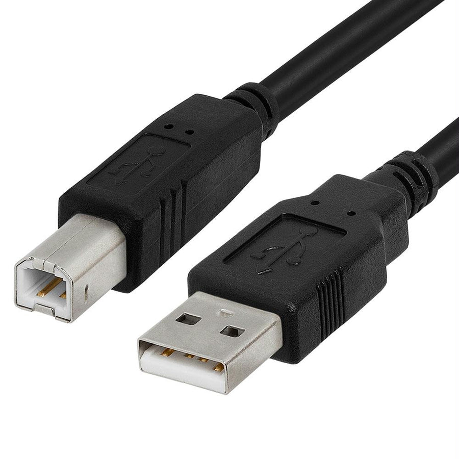 Cmple - Usb Printer Cable Usb 2.0 A Male To B Male Usb Cord For Printers, Scanners, External Hard Drives Camera - 6 Feet