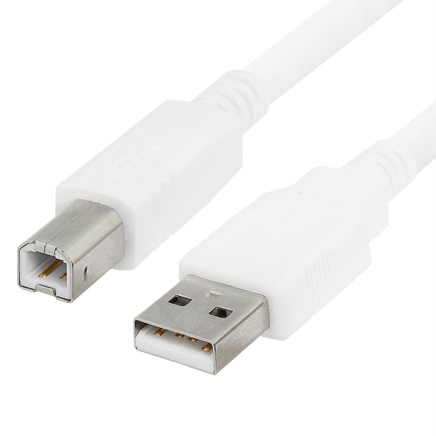 Cmple - Usb Printer Cable Usb 2.0 A Male To B Male Usb Cord For Printers, Scanners, External Hard Drives Camera - 6 Feet