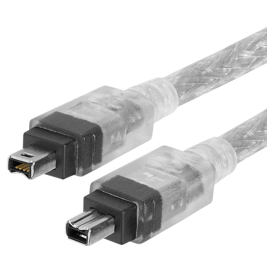 Ieee-1394 Firewire/ilink Dv 4 Pin Male To Male Cable - 3 Feet Clear