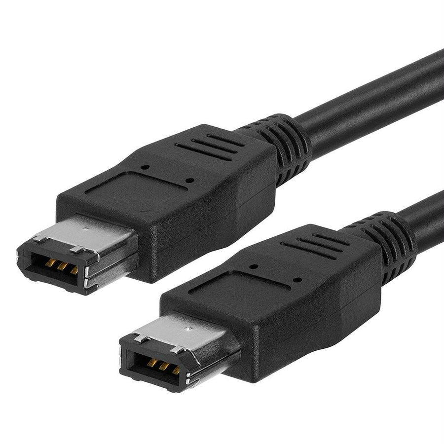 Ieee-1394 Firewire/ilink 6 Pin Male To Male Dv Cable - 3 Feet Black