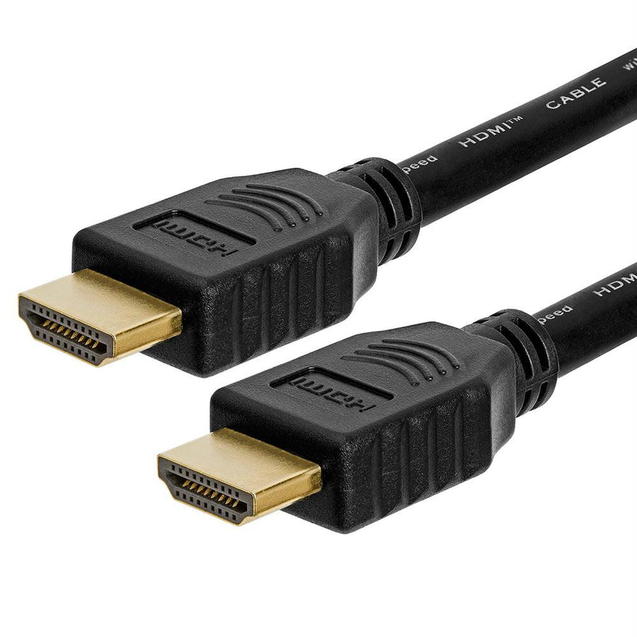 Cmple - 28awg High Speed 18gbps Hdmi Cable 1.5ft Hdmi 2.0 Ready - 3d Ethernet / Audio Return Channel - Gold Plated Connectors Hdr 4k Hdmi Cable – 1.5 Feet, Black