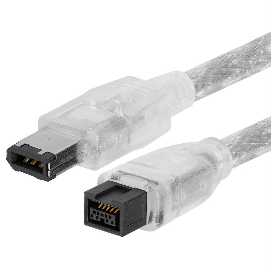 Firewire 800 9-pin To Firewire 400 6-pin Bilingual Cable – 3 Feet Clear