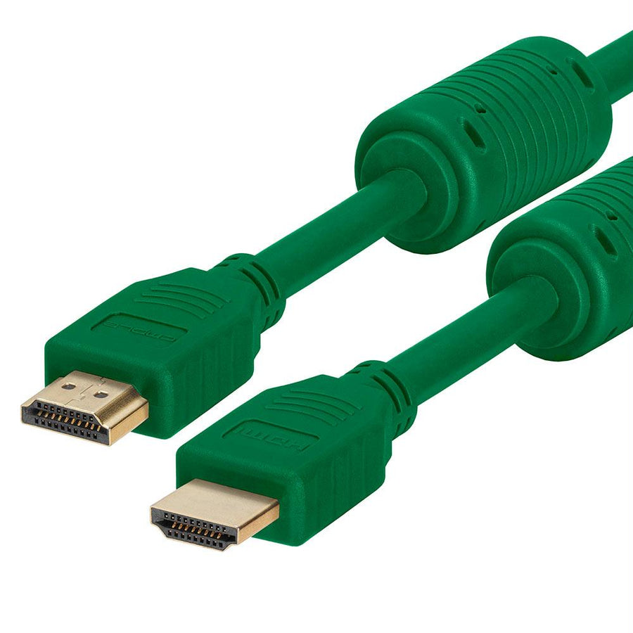 Cmple - Hdmi Cable 3ft High Speed Hdtv Ultra-hd (uhd) 3d, 4k @60hz, 18gbps 28awg Hdmi Cord Audio Return 3 Feet Green