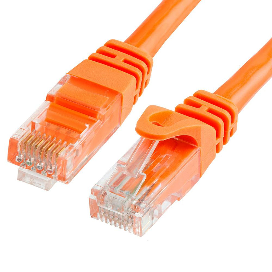 Cat6 500mhz Utp Ethernet Lan Network Cable - 75 Feet Orange