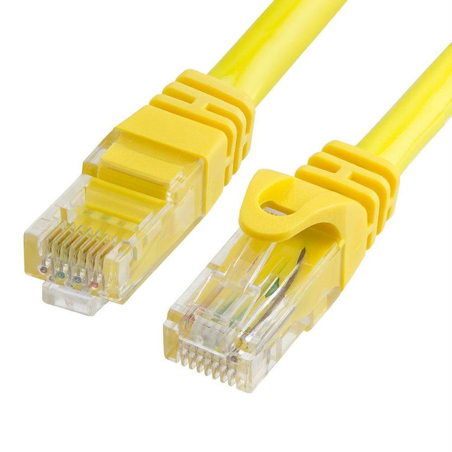 Cat6 500mhz Utp Ethernet Lan Network Cable - 1.5 Feet Yellow