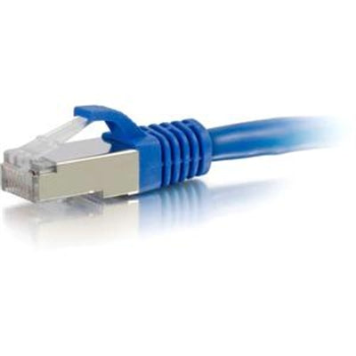 10FT CAT6A BOOTED STP BLU