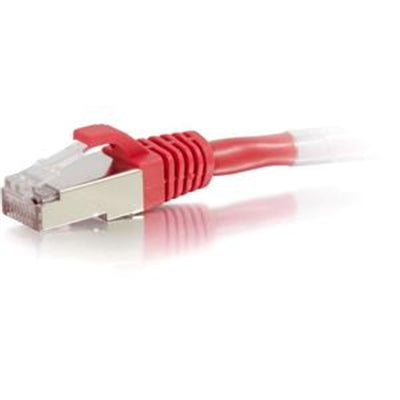 35FT CAT6 BOOTED STP RED