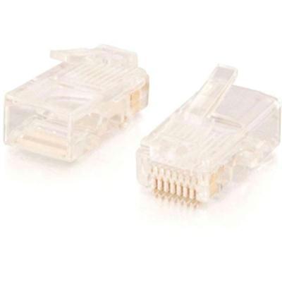 Rj45 CAT5 Mod Plug Cable 100pk