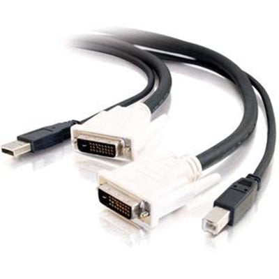 6' 2in1 DVI M/m USB A/b Kvm Fd