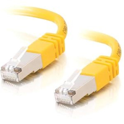 50FT CAT5E MOLDED STP YLW